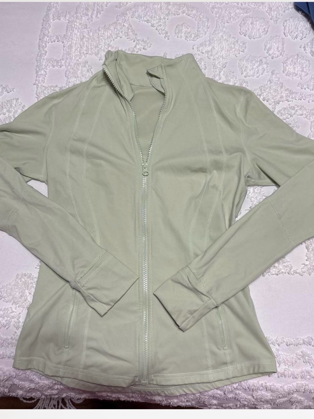 Target Light Sage Green Women's Full-Zip Bomber Jacket
